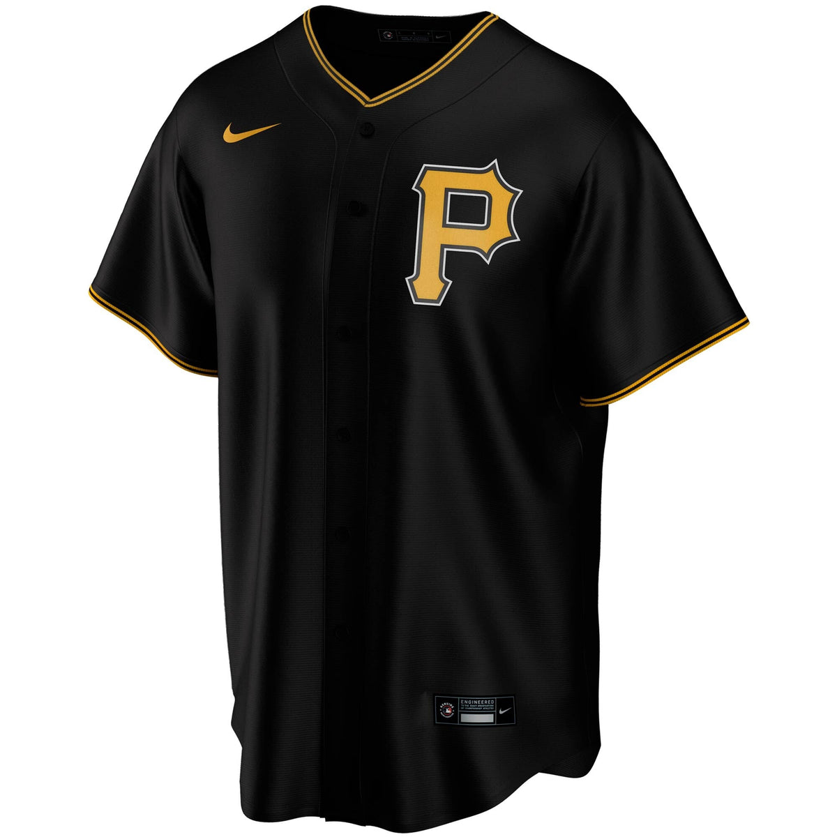 Men's Pittsburgh Pirates Nike Black Alternate Replica Team Jersey