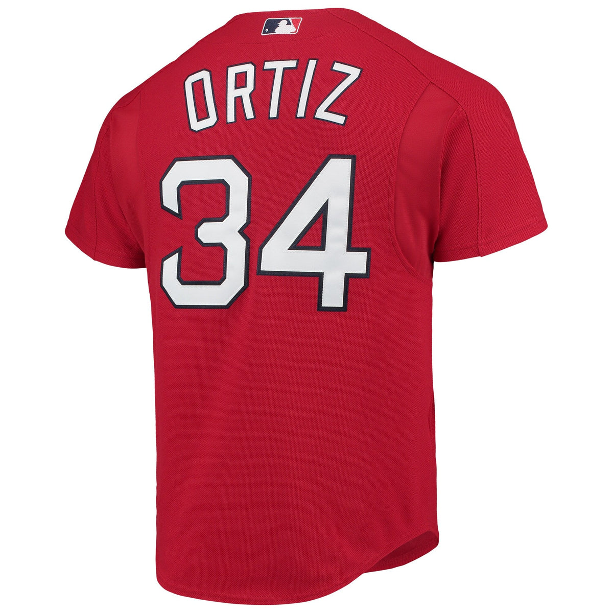 Camiseta auténtica de práctica de bateo de los Boston Red Sox 2004 de David Ortiz para hombre por Mitchell & Ness