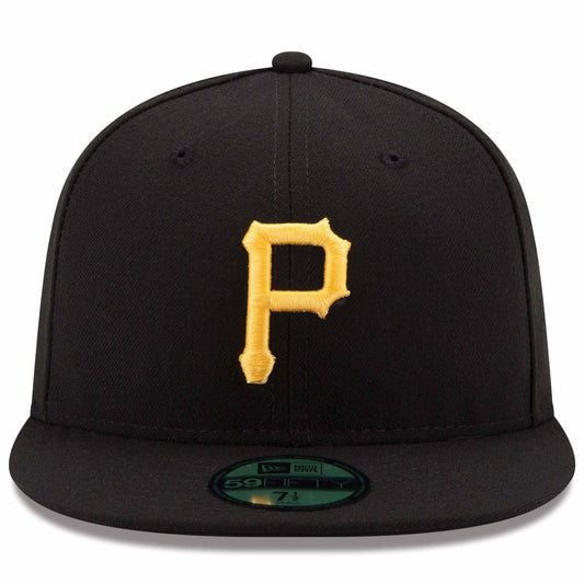Men's Pittsburgh Pirates New Era Black Game Authentic Collection On-Field 59FIFTY Fitted Hat
