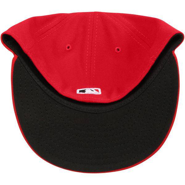 Gorra ajustada 59FIFTY On-Field de la colección Authentic de los Cincinnati Reds New Era roja de local para hombre
