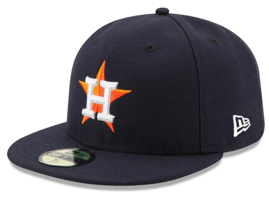 Men's Houston Astros New Era Navy Home Authentic Collection On Field 59FIFTY Fitted Hat