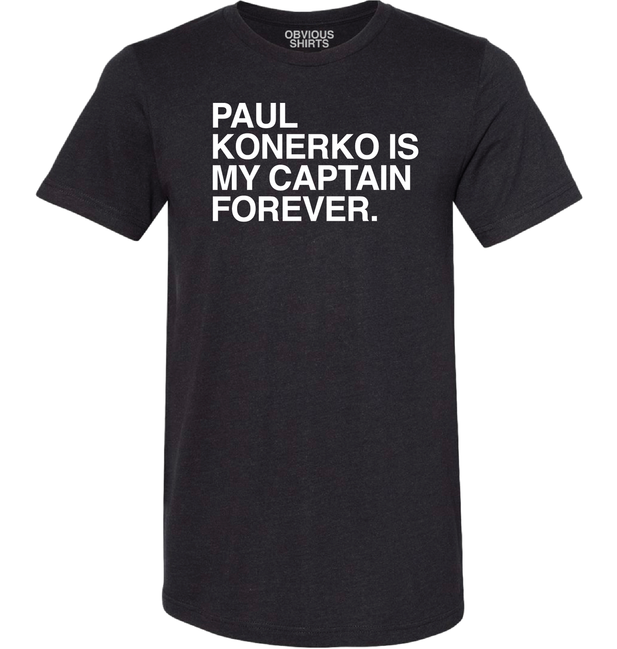 Camiseta Obvious Shirts de los Chicago White Sox «Paul Konerko es mi capitán para siempre» para hombre
