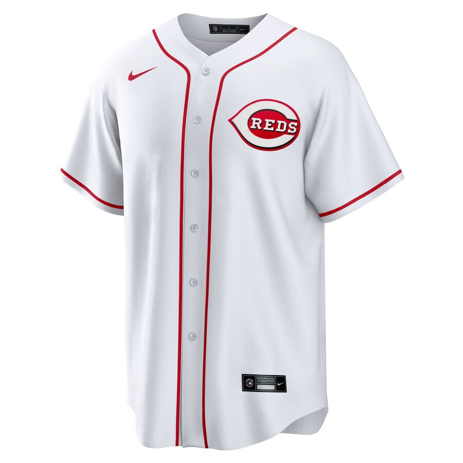 Youth Cincinnati Reds Nike Red Blank Home White Replica Jersey